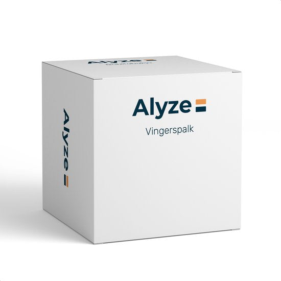 LBB - Vingerspalk - Voor duim - Onze size - Zwart - Verharde spalk - Staal frame - Vingerbrace - Duimspalk - Duimbrace rechts - Spalk