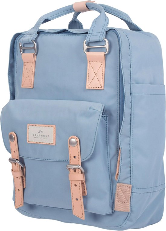 Doughnut laptoprugzak / Rugtas / Schooltas - 14 inch - Macaroon 14 - Lichtblauw