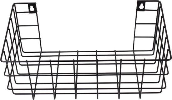 Lp vinyl platen opbergrek - wandrek opbergen lp vinyl platen tegen de muur - set van 2