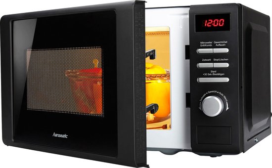 Hanseatic magnetron 819021, grill, 20 l, zwart