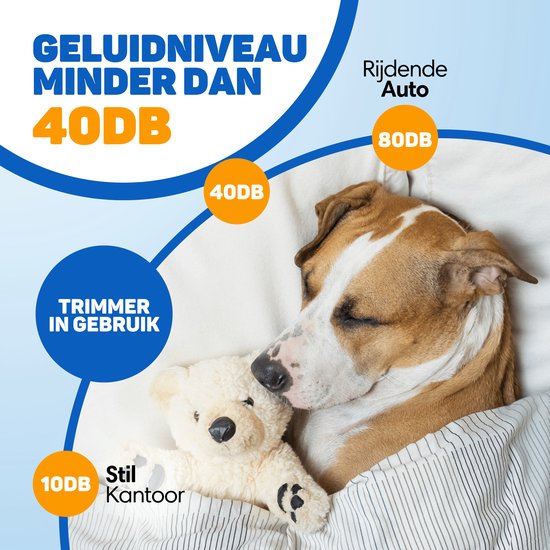 Vulpes Goods®Huisdier Elektrische Nagelvijl - Diamant Vijlkop - Oplaadbaar - Zwart
