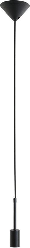 Hanglamp Minimalics 2701ZW Zwart - Verstelbaar in hoogte (42-170 cm) - Kunststof, Metaal - Mexlite