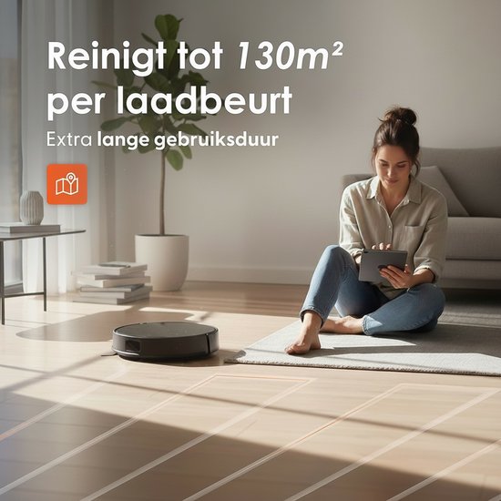 Skoov EcoPulse Robotstofzuiger met Dweilfunctie & Laadstation - Dweilrobot - Huisdieren - Dweil - Hepa - Automatische stofzuiger - Vacuum - Robot - In 1