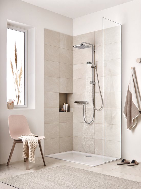 GROHE Vitalio Start Handdouche 100 - Ø 10 cm - Waterbesparend - 2 straalsoorten - Chroom