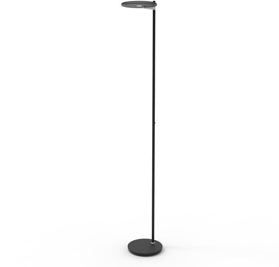 Steinhauer vloerlamp Turound - zwart - metaal - 27 cm - ingebouwde LED-module - 2993ZW