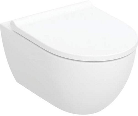Geberit Acanto Wandclosetpack - diepspoel- turboflush 36x53cm - closetzitting - softclose - quick release - wit