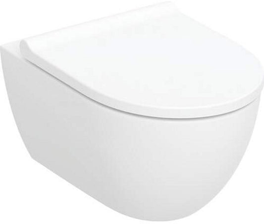 Geberit Acanto Wandclosetpack - diepspoel- turboflush 36x53cm - closetzitting - softclose - quick release - wit
