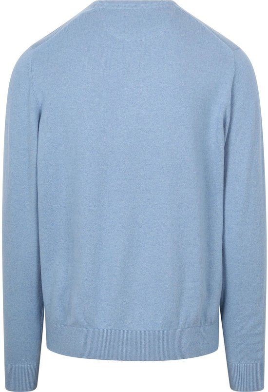 McGregor Trui Merinowol Ice Blauw - Maat XXL - Heren - Pullovers