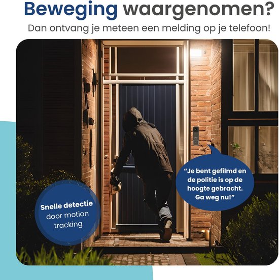 Gologi Video Deurbel - Slimme Deurbel met Camera en WiFi - HD Video Kwaliteit - Draadloos op Accu - Inclusief Muurbeugel en Chime - Night Vision - Waterdicht - Zwart