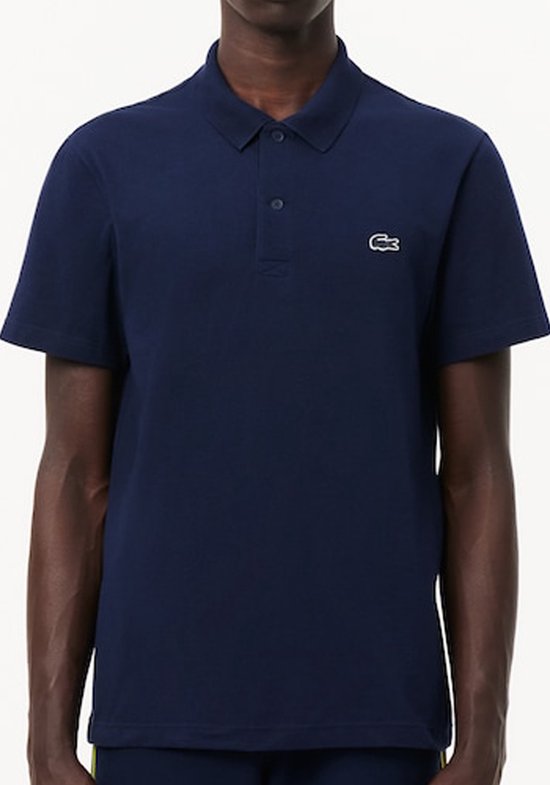 Lacoste Poloshirt Ademend Donkerblauw (navy) - Maat L - Heren