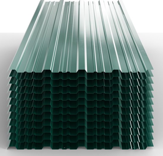 Gardebruk Dakplaten – afm. 129 x 46cm = 7m² - 12 stuks Groen