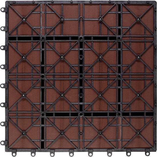 WPC Vlondertegels - Mozaïk Insteeksysteem 30x30cm - Terrakotta