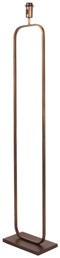 Bronzen Vloerlamp Stang 4740BR, klassieke metalen vloerlamp met kantelbare functie en afmeting 147 cm hoog, robuust ontwerp van Steinhauer