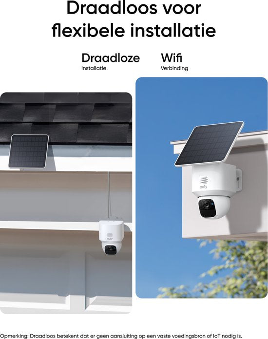 eufy Security SoloCam E30 2-Cam Kit met HomeBase 2, Outdoorcam set– 2K HD-resolutie – 360° Pan & 70° Tilt – AI Auto Lock en Tracking – Zonne-energie met SolarPlus™ Technologie – Geen Abonnementskosten – Draadloze Beveiligingscamera
