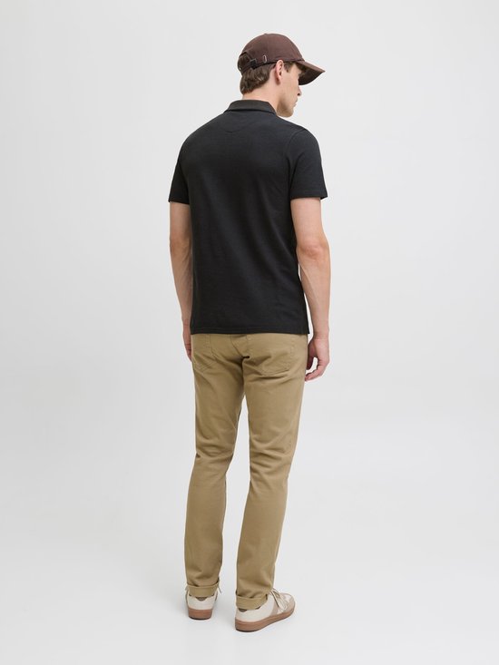 Jack & Jones Essentials Paulos Poloshirt - Donkergrijs Melange - Maat XL