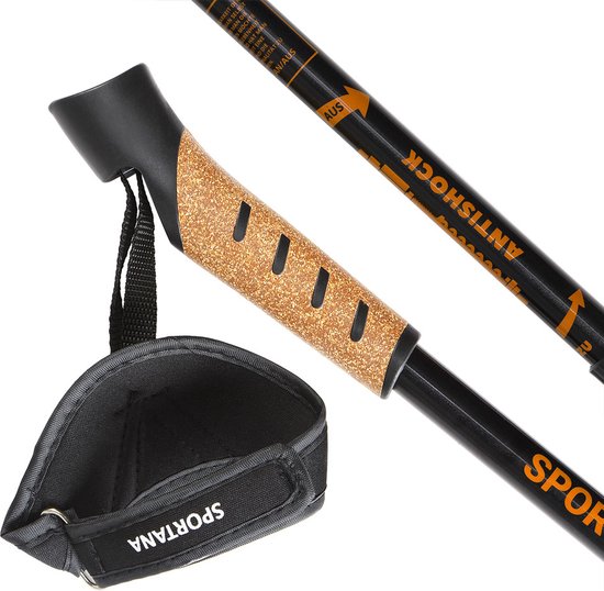 Deuba Sportana Nordic Walking stokken - oranje