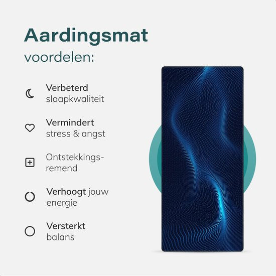 Soft & silky XL Aardingsmat - Aardingslaken - Aarden - Aarding - Grounding Mat