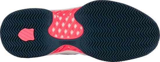 K-Swiss Hypercourt Express 2 Clay Tennisschoenen Heren - Wit/Stargazer/Navy Blaze - Maat 41.5