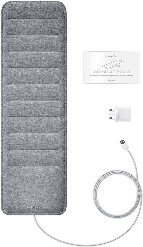 Withings Sleep Analyzer - Detectie van slaapapneu - snurkdetectie - slaapanalyse - hartslagmonitoring