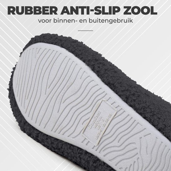 Pantoffels Dames - Sloffen - Maat 38/39 - Zwart - Anti-slip - Comfeet