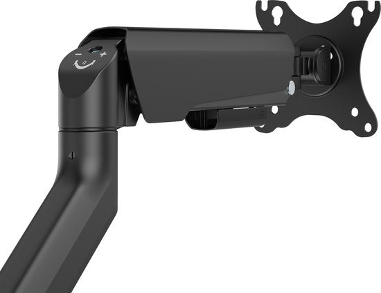 VDD Dubbele Monitor Arm - Monitor Beugel - Scherm Beugel - In Hoogte Verstelbaar - Voor 2 Schermen - Ergonomisch Ontwerp - Zwart
