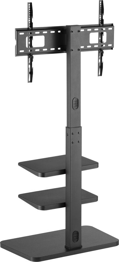 TV standaard met opbergplanken - draaibaar - 37 inch tot 75 inch