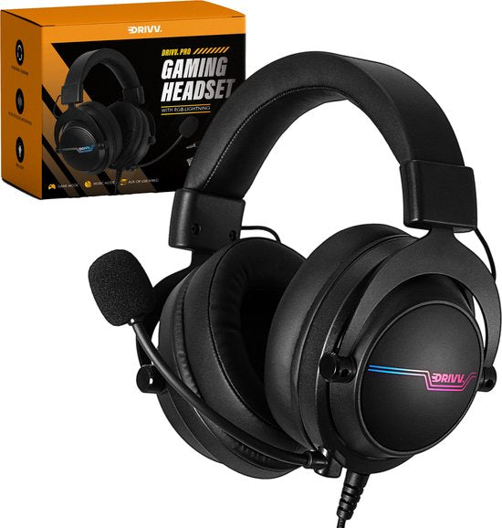 Drivv. PRO Gaming Headset met Microfoon - Game Headset - Geschikt voor PS4, PS5, Xbox One, Xbox Series en PC