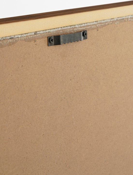 Mica Decorations Muurdecoratie Cirkel - L50 x B60 x H3 cm - Beige