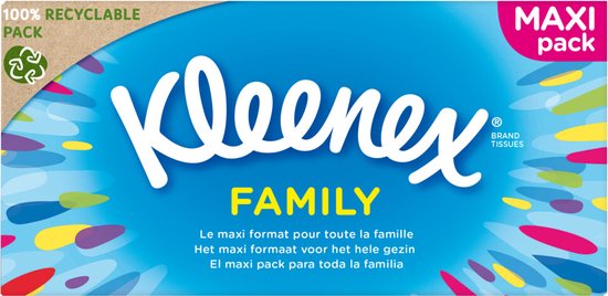 Kleenex Tissues Familie 128 stuks