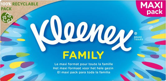 Kleenex Tissues Familie 128 stuks