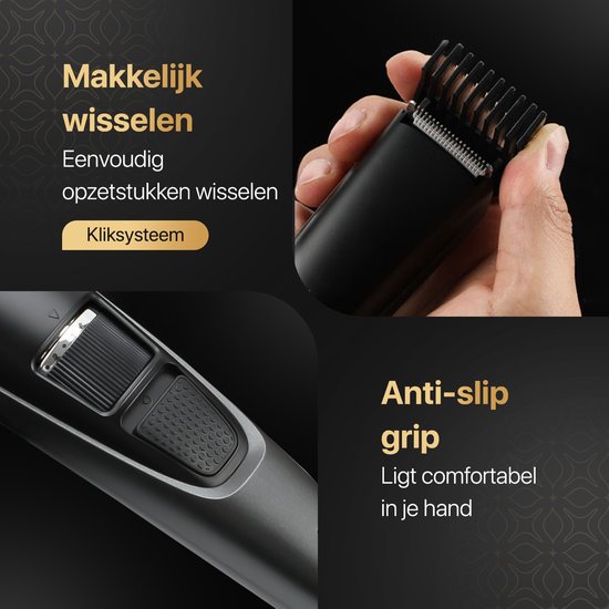 Wellshave Baardtrimmer Mannen Perfection - Trimmer voor mannen - Trimmer Baard en Lichaam - Haartrimmer mannen