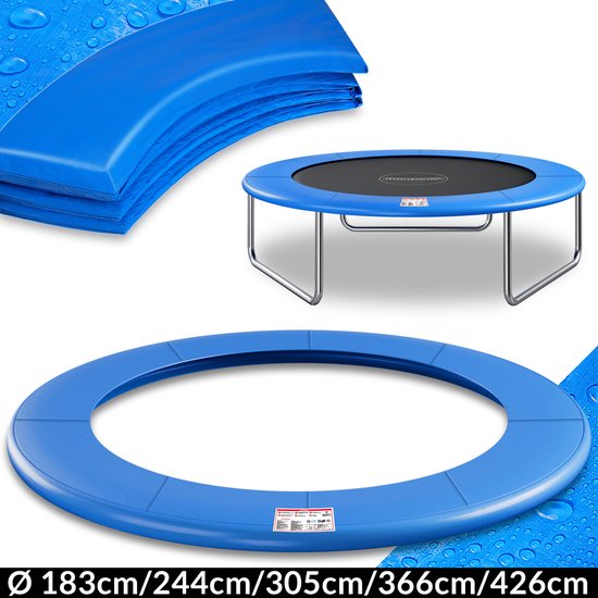 Trampoline Beschermrand - PVC UV Bestendig 426cm - Blauw