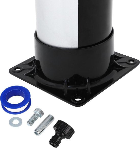 Monzana Buitendouche 35 liter – Solar UV-Bestendig 60°C - Zwart