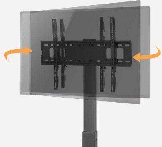 VDD Gaming - TV standaard statief stegen de muur - Draaibaar tot 70 inch - Zwart