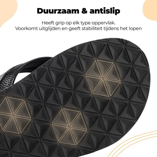 Comfeet Slippers Heren - Sandalen - Zwart - Maat 45
