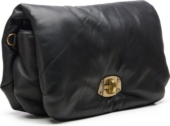 Chabo Bags - Diva Small - Schoudertas - Crossbodytas - Leer - Zwart