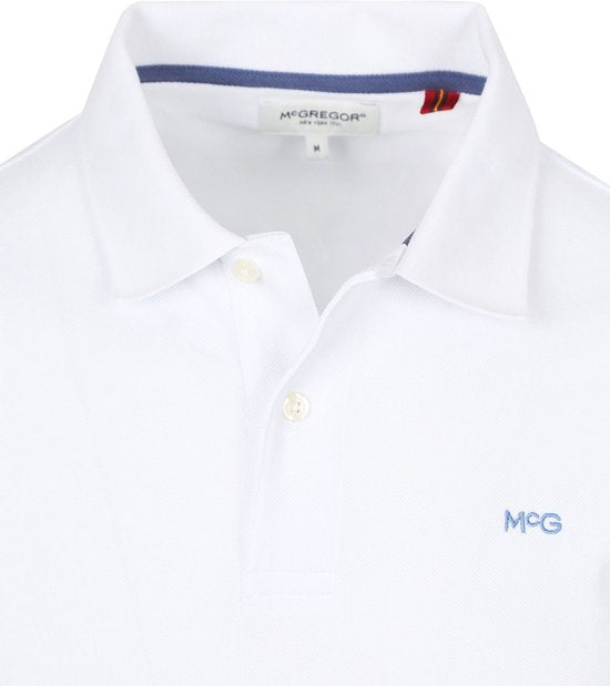 McGregor Piqué Polo Wit - Maat 3XL - Heren