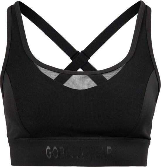 Gorilla Wear Riley Sportbeha - Zwart - L