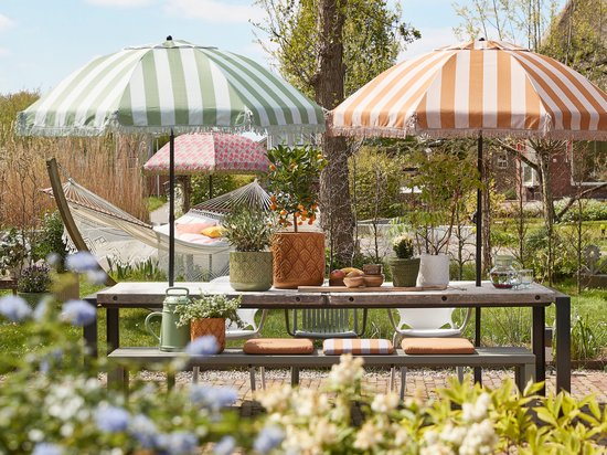 In The Mood Collectie Mitchell Parasol - H238 x Ø220 cm - Fuchsia