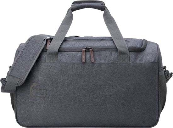Delsey Paris Maubert 2.0 Weekender - Handbagage Reistas 41L - RPET Duurzaam - TSA Slot - 50 cm - Antraciet