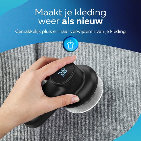 Beepro® Elektrische Pluizenverwijderaar - Ontpluizer - Ontpiller - Pluizentondeuse - Draadloos en Oplaadbaar