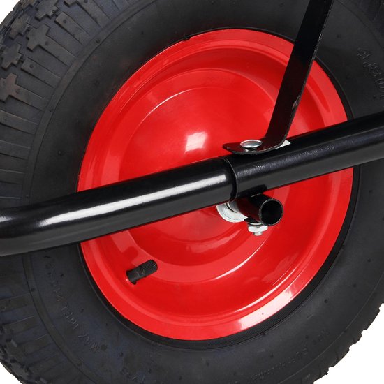 Gardebruk Kruiwagen 100 L - Kunststof Kuip – tot 150KG Groen