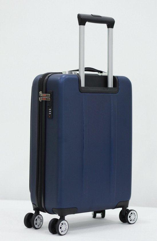 Herzberg Handbagagekoffer - Robuust - Blauw