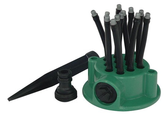 Orange Donkey Flexipoint Tuinsproeier Set – 2-Pack met 24 Flexibele Sproeikoppen – Efficiënte Irrigatie voor Tuin en Gras - Sprinkler Systeem