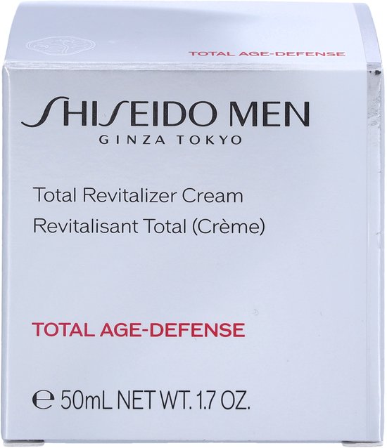 Shiseido Men Total Revitalizer Cream - Vitaliserende anti-veroudering crème - 50 ml