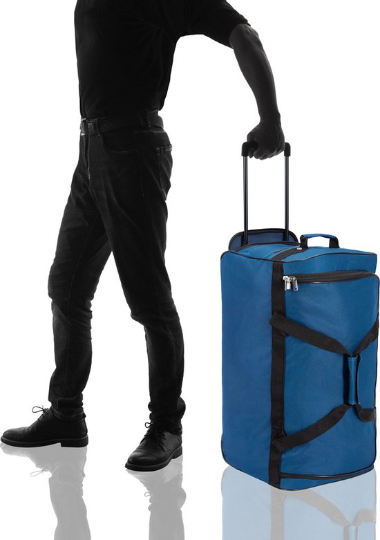 Monzana Rol reistas blauw 85 Liter