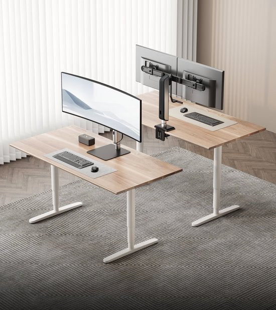 VDD - Monitorarm - Monitorarm - Monitorarm 2 schermen - Monitorarm zwart - Monitorstatief - Monitorstatief - 2 schermen - min. 17 max 32 inch schermen