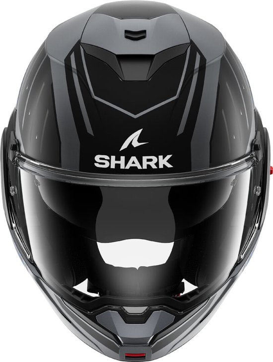 SHARK Oxo Rydger Mat Antraciet Blauw Zwart ABK Systeemhelm - Maat XL - Helm