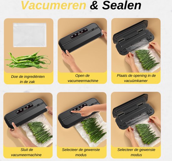 VAIVE Vacumeermachine - Vacuummachines - Foodsaver - Seal Apparaat - Vacuummachine - Vacuum Machine