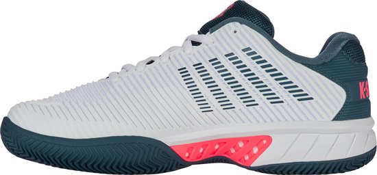 K-Swiss Hypercourt Express 2 Clay Tennisschoenen Heren - Wit/Stargazer/Navy Blaze - Maat 41.5